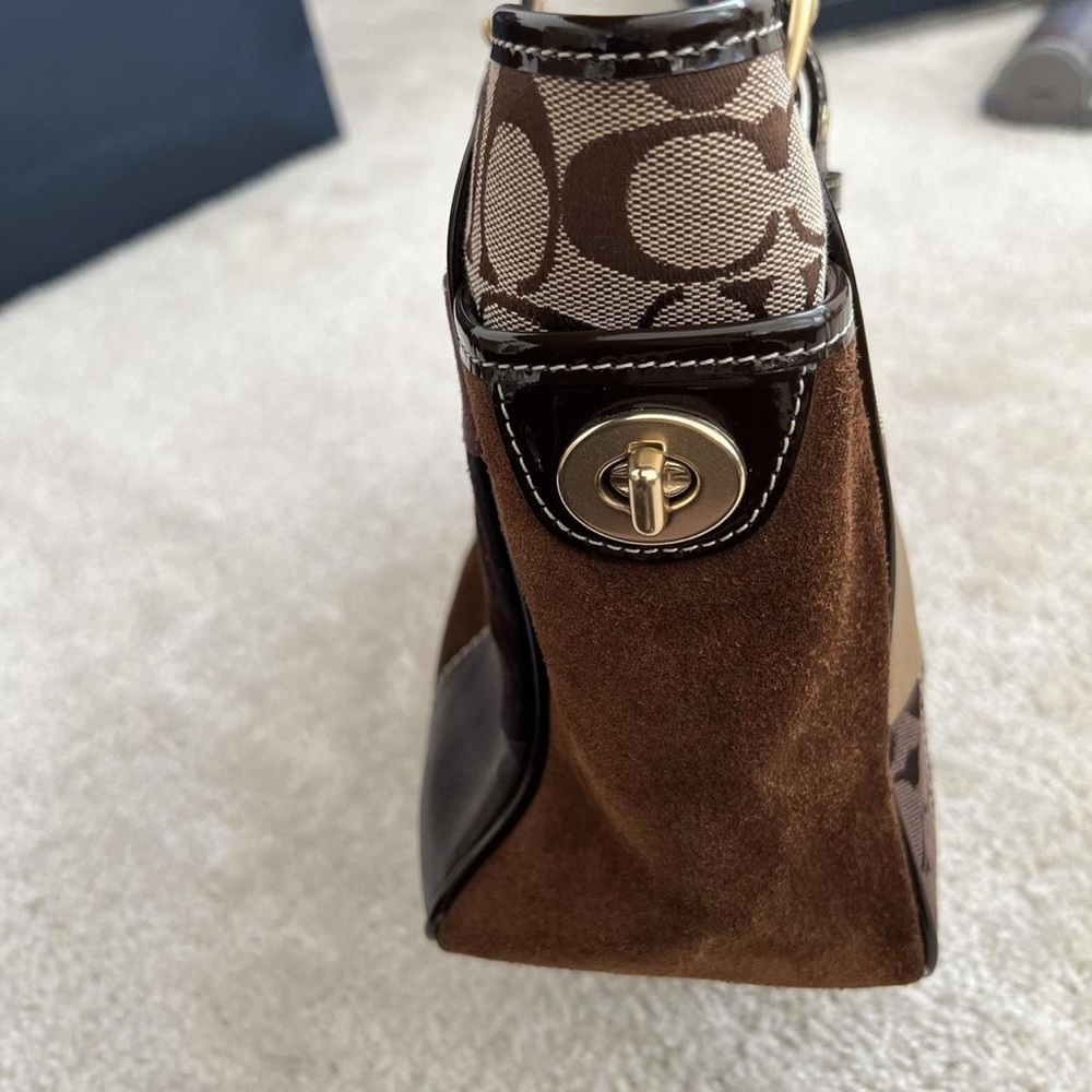 Coach Multicolor Patchwork Tote - image 3